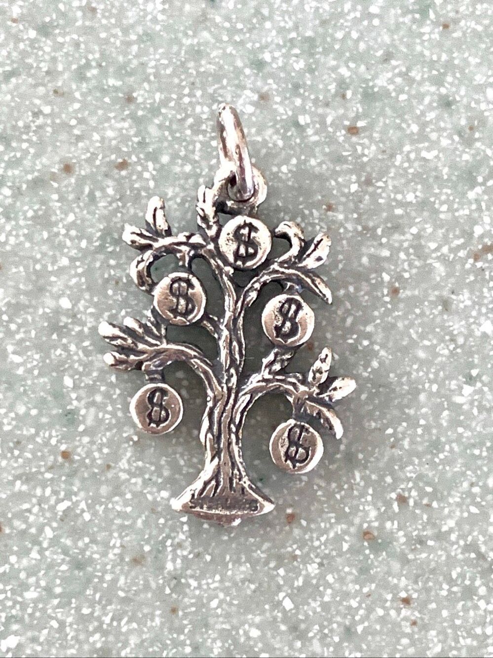Money Tree Sterling Silver Jewelry Charm #dollars